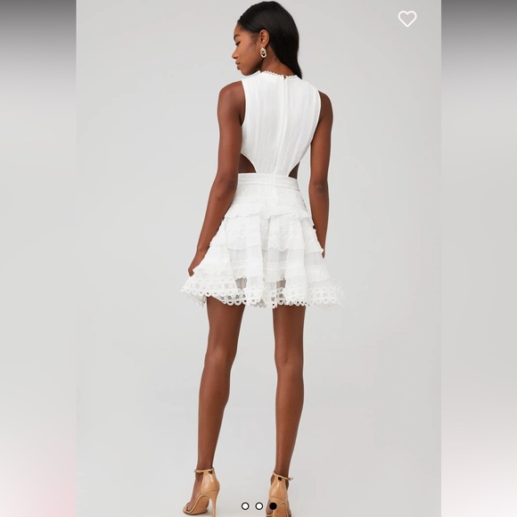 Rococo Sand white Tessa mini dress - Picture 3 of 7